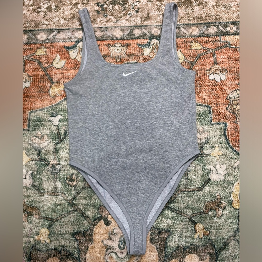 Nike Heather Gray Bodysuit